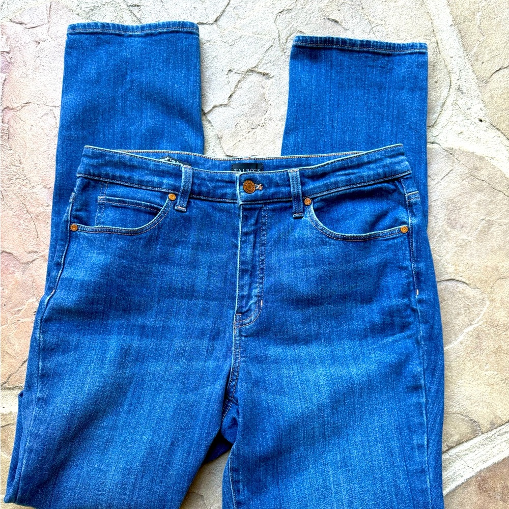 Talbots, Straight Leg, Blue, Jeans, Size 8